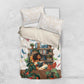 Never Underestimate A Girl Who Loves Reading Books Bedding Set African Book Lovers