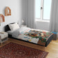 Never Underestimate A Girl Who Loves Reading Books Bedding Set African Book Lovers