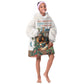 Never Underestimate A Girl Who Loves Reading Books Kid Wearable Blanket Hoodie African Book Lovers