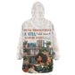 Never Underestimate A Girl Who Loves Reading Books Kid Wearable Blanket Hoodie African Book Lovers