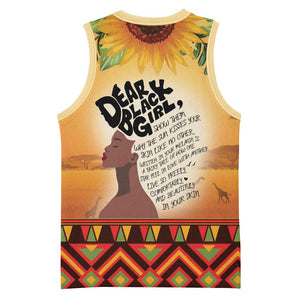 Dear Black Girl Basketball Jersey African Pride Black Women DT04