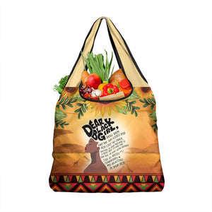 Dear Black Girl Grocery Bag African Pride Black Women
