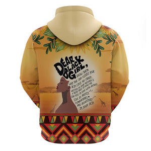 Dear Black Girl Hoodie African Pride Black Women