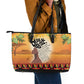 Dear Black Girl Leather Tote Bag African Pride Black Women