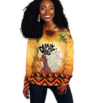 Dear Black Girl Off Shoulder Sweater African Pride Black Women