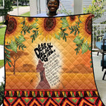 Dear Black Girl Quilt African Pride Black Women