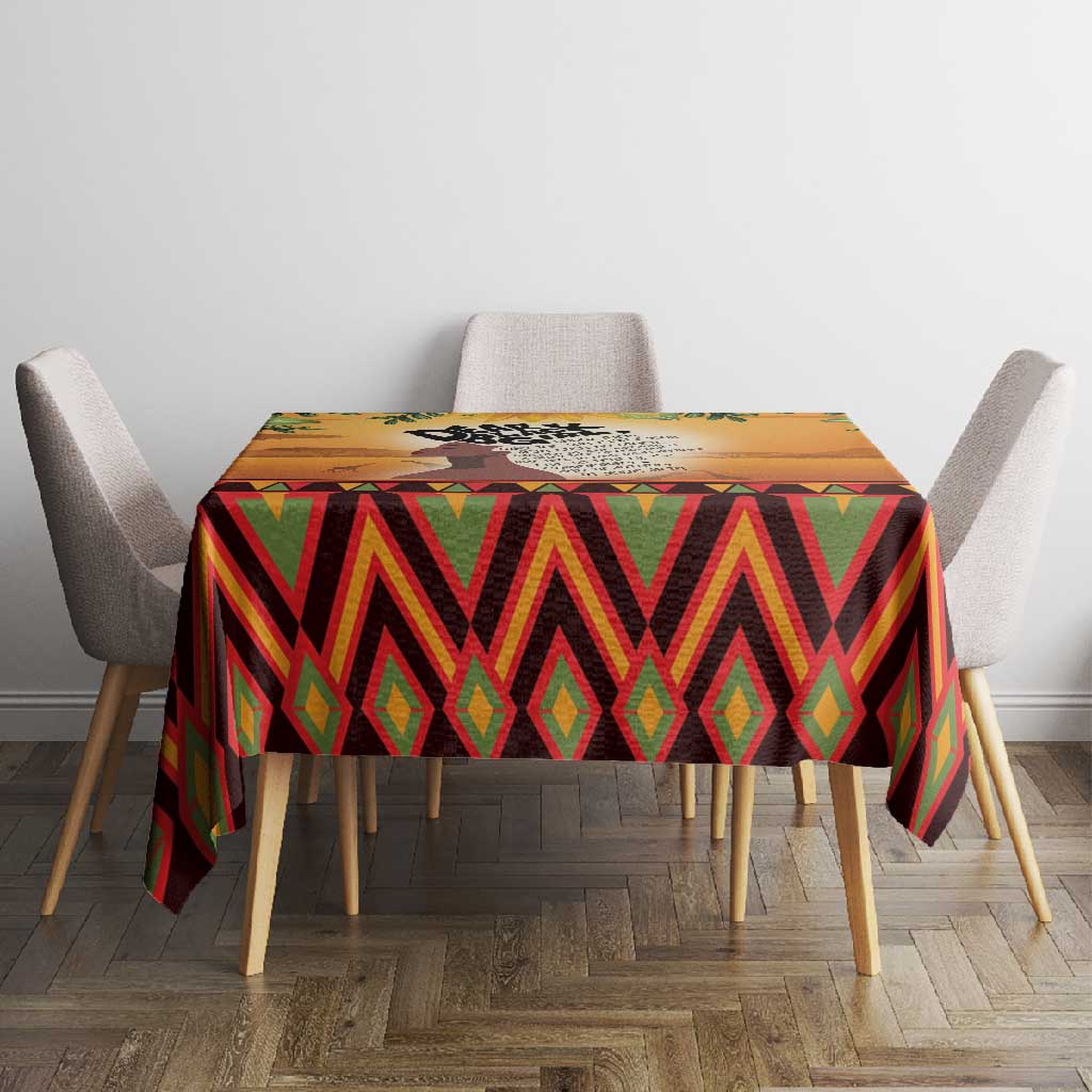 Dear Black Girl Tablecloth African Pride Black Women