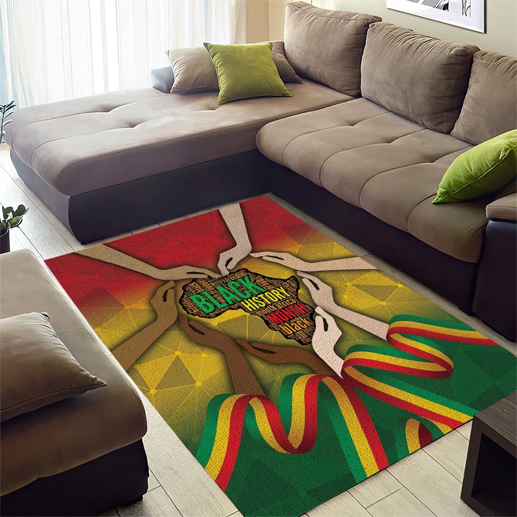 Black History Month Area Rug I Am Black