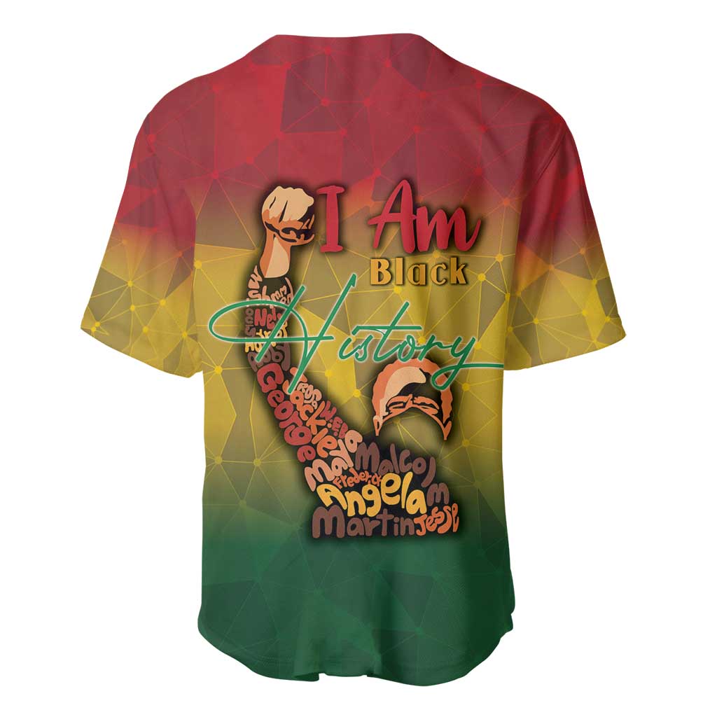 Black History Month Baseball Jersey I Am Black