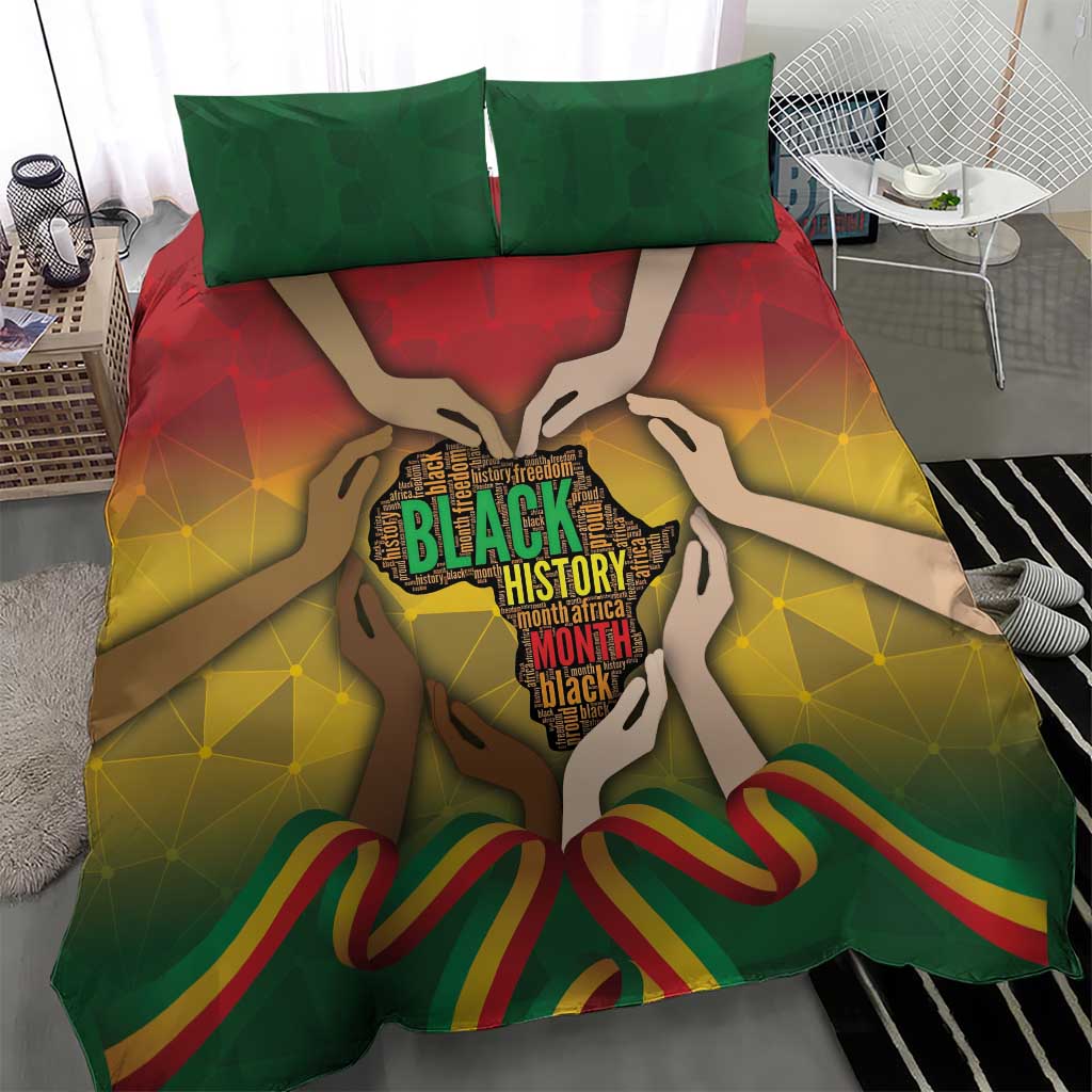 Black History Month Bedding Set I Am Black