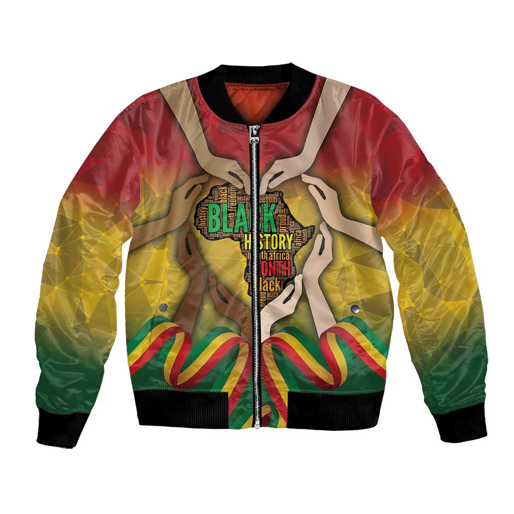 Black History Month Bomber Jacket I Am Black