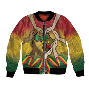Black History Month Bomber Jacket I Am Black