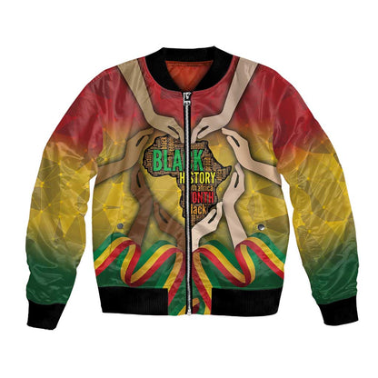 Black History Month Bomber Jacket I Am Black
