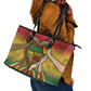 Black History Month Leather Tote Bag I Am Black