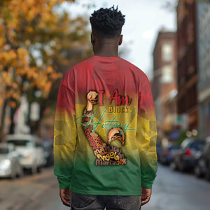Black History Month Long Sleeve Shirt I Am Black