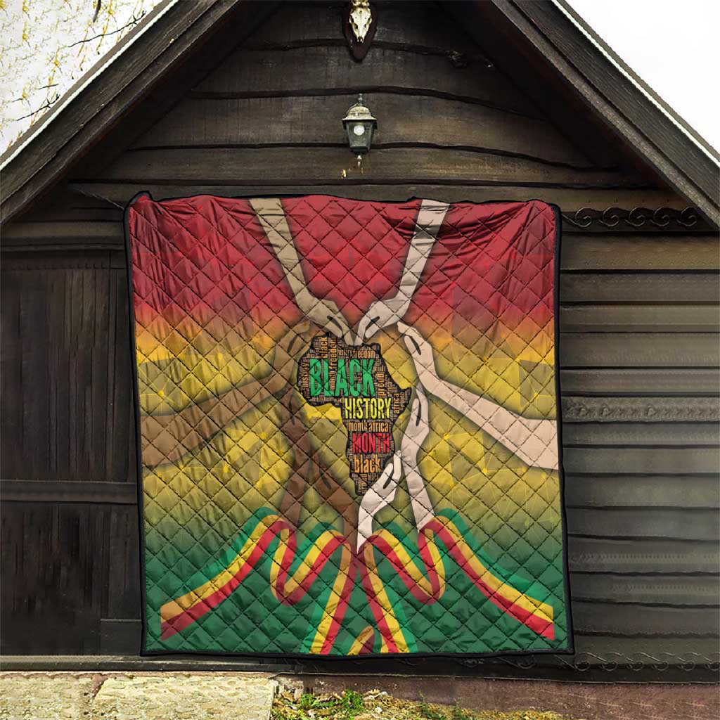 Black History Month Quilt I Am Black