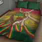 Black History Month Quilt Bed Set I Am Black
