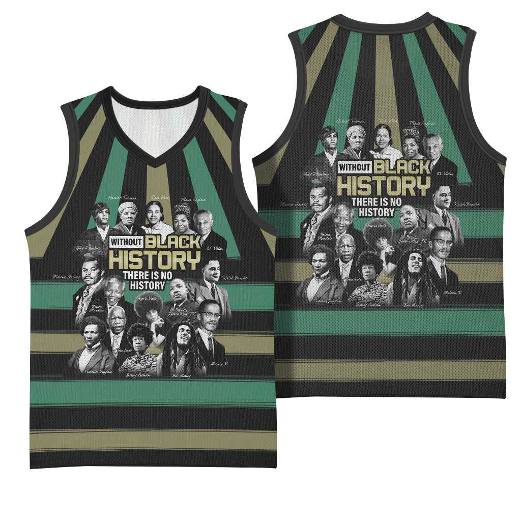 Black History Month Basketball Jersey Civil Rights Leaders DT04