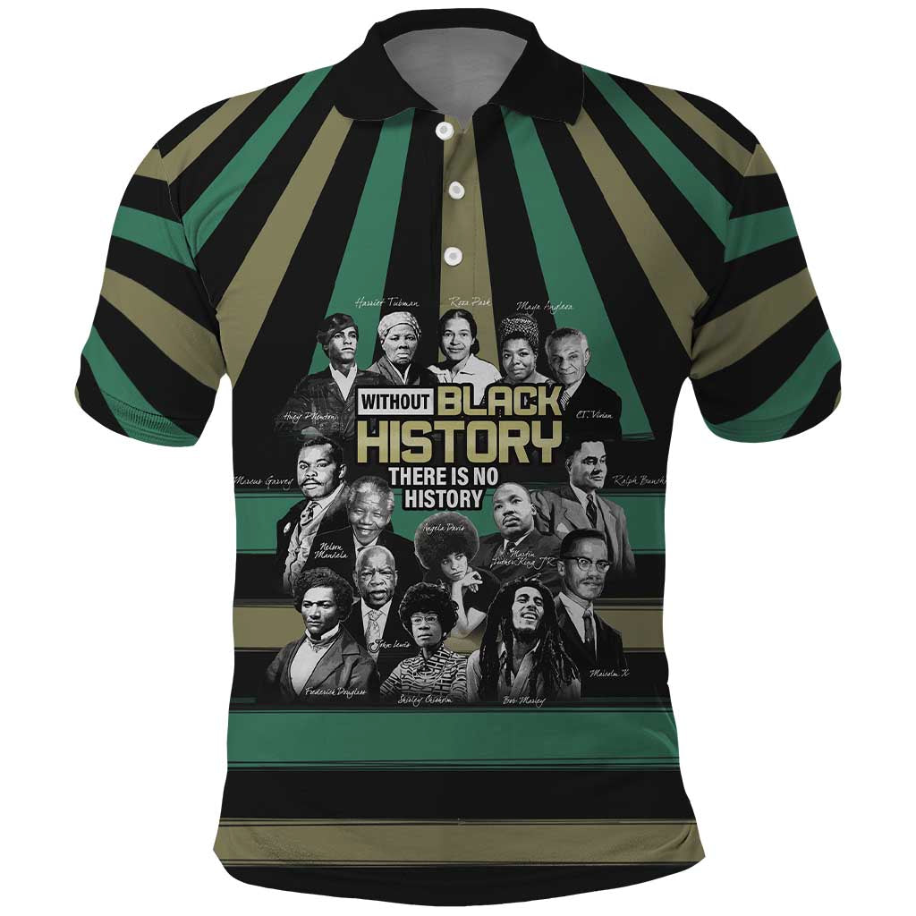 Black History Month Polo Shirt Civil Rights Leaders