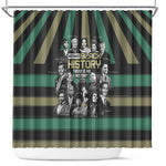 Black History Month Shower Curtain Civil Rights Leaders