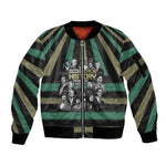 Black History Month Sleeve Zip Bomber Jacket Civil Rights Leaders
