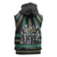Black History Month Sleeveless Zip Hoodie Civil Rights Leaders - African Pride