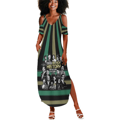 Black History Month Summer Maxi Dress Civil Rights Leaders
