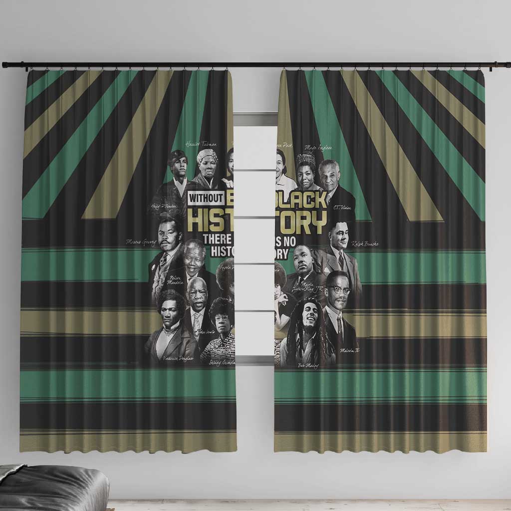 Black History Month Window Curtain Civil Rights Leaders