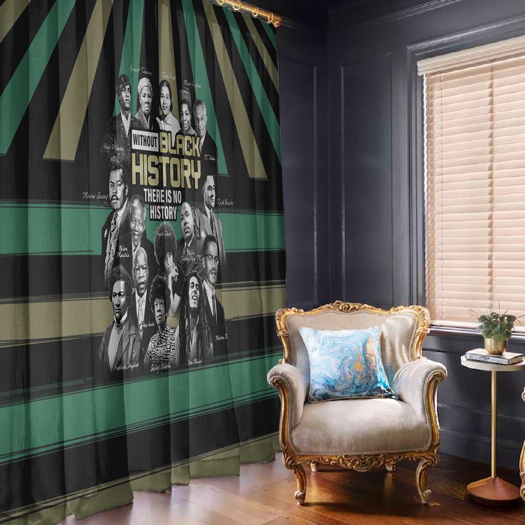 Black History Month Window Curtain Civil Rights Leaders