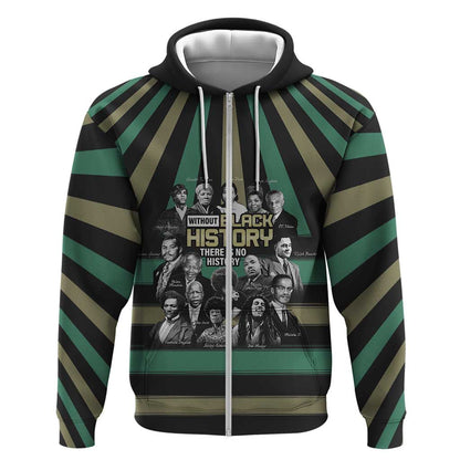 Black History Month Zip Hoodie Civil Rights Leaders