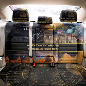 Afro Egyptian Pyramids Back Car Seat Cover Ancient African Achievements Galaxy