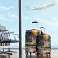 Afro Egyptian Pyramids Luggage Cover Ancient African Achievements Galaxy