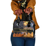 Afro Egyptian Pyramids Shoulder Handbag Ancient African Achievements Galaxy