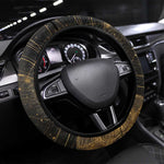 Afro Egyptian Pyramids Steering Wheel Cover Ancient African Achievements Galaxy