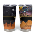 Afro Egyptian Pyramids Tumbler Cup Ancient African Achievements Galaxy