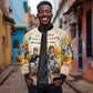 African Achievements Sleeve Zip Bomber Jacket Civil Rights Female Leaders Sunflower