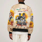 African Achievements Sleeve Zip Bomber Jacket Civil Rights Female Leaders Sunflower
