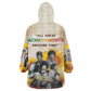 African Achievements Wearable Blanket Hoodie Civil Rights Female Leaders Sunflower