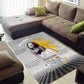 African American Coretta Scott King Area Rug Honoring The Legacy Hand Draw Style
