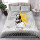 African American Coretta Scott King Bedding Set Honoring The Legacy Hand Draw Style