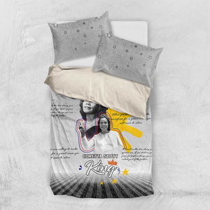 African American Coretta Scott King Bedding Set Honoring The Legacy Hand Draw Style