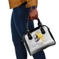 African American Coretta Scott King Shoulder Handbag Honoring The Legacy Hand Draw Style