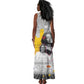 African American Coretta Scott King Tank Maxi Dress Honoring The Legacy Hand Draw Style