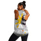 African American Coretta Scott King Women Racerback Tank Honoring The Legacy Hand Draw Style