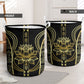 Egypt The Lotus Laundry Basket Gold Bloom Hieroglyphic Patterns