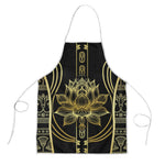 Egypt The Lotus Apron Gold Bloom Hieroglyphic Patterns