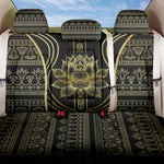 Egypt The Lotus Back Car Seat Cover Gold Bloom Hieroglyphic Patterns