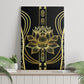 Egypt The Lotus Canvas Wall Art Gold Bloom Hieroglyphic Patterns