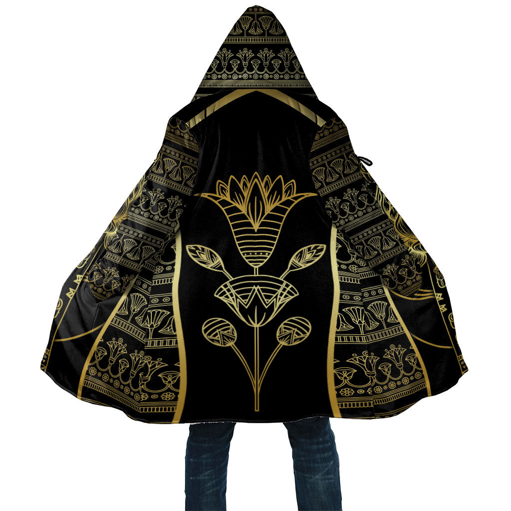 Egypt The Lotus Cloak Gold Bloom Hieroglyphic Patterns
