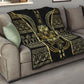 Egypt The Lotus Quilt Gold Bloom Hieroglyphic Patterns